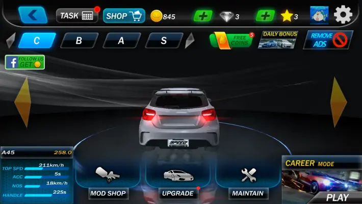 Street Racing Drift 3D android App screenshot 2